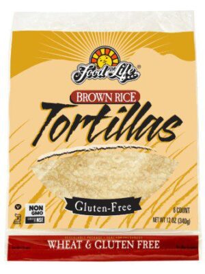 Brown Rice Gluten Free Tortilla - 12/12oz